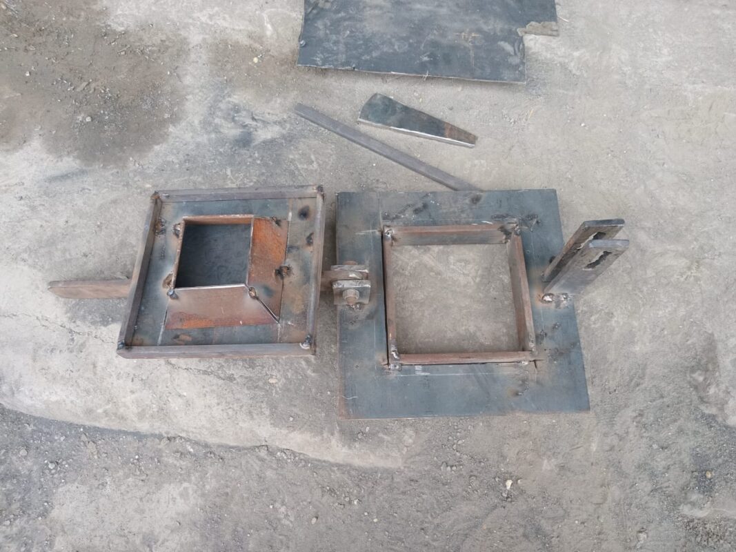 Fabrication of Inspection gate-Preheater cyclons-Line 1 -TITAN